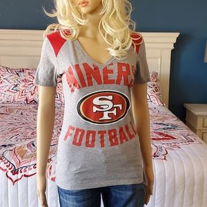 NIKE NINERS FOOTBALL TEE SZ small